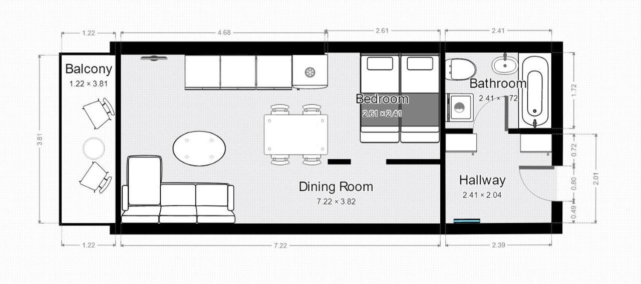 Aday - Dagmargade - Studio Apartment โคเปนเฮเกน ภายนอก รูปภาพ